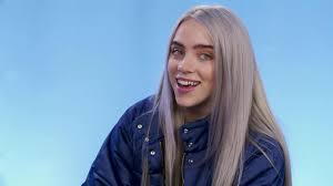 Omg Billie With Blue Hair And Then Billieeilish
