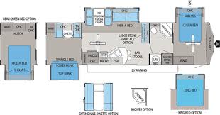Travel trailers with two bedrooms, or a bunkhouse, give campers that opportunity to have extra space and extra privacy. Jay Flight Bungalow Destination Trailers Jayco Inc