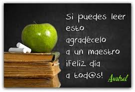Felicidades a los maestros en su día, los que hacen su trabajo bien seguramente descansaron este 15 de mayo, lo que no seguramente estuvieron en alguna marcha, a esos profesores los invito a que se ganen el título de maestros. Frases Bonitas Dia Del Profesor J Kosong Q