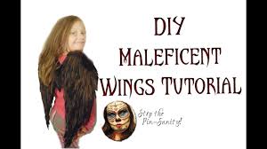 Maleficent from sleeping beauty i love making neat halloween costumes! Diy Child Size Maleficent Wings Tutorial Stop The Pin Sanity Youtube