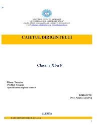 Title proces verbal sedinta consiliului de administratie. Doc Caietul Dirigintelui20142015 Catalina Soimu Academia Edu
