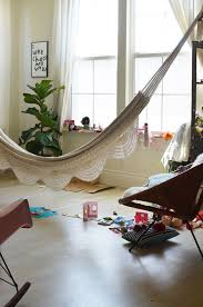 Sneak a nap under your desk whenever you want. 25 Relaxing Ideas To Rock A Hammock Indoors Digsdigs