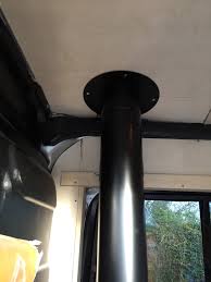 Installing A Small Wood Stove In A Van Salamander Stoves