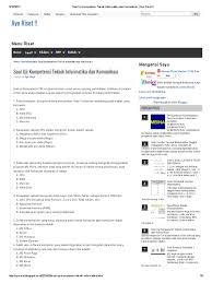 Contoh soal yang saya bagikan ini adalah contoh soal pengelola it dan pranata komputer yang sederhana, akan tetapi bentuknya kurang lebih sama, mungkin tingkat kesulitannya saja yang akan berbeda. 17 Contoh Soal Tkb Teknik Informatika Kumpulan Contoh Soal