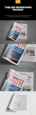 Free Tabloid Newspaper Mockup Zippypixels Tabloid Newspapers Graphic Design Mockup Newspaper