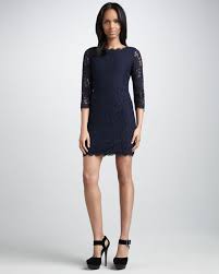 Zarita Lace Dress Navy