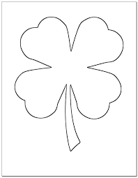 8 5 Inch Shamrock Template Large Printable Shamrock St Etsy Shamrock Template Shamrock Printable Craft Printing