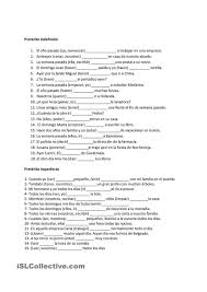 Pin By Marilyn Torres On Para La Clase De Espanol In 2020 Spanish Worksheets Spanish Exercises Imperfect Spanish