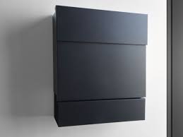 Radius Design Briefkasten Letterman 5 Schwarz Briefkasten Zeitungsrolle Design