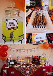 Race Car Birthday Party Planning Ideas Supplies Idea Decorations Race Car Birthday Party Blaze Birthday Party Cars Birthday Parties