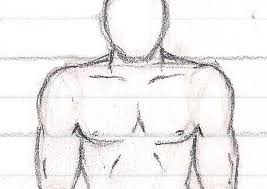 More images for how to draw a simple male body » Keeping It Simple The Straight Forward Step By Step Guide To Drawing The Body Let S Draw People Man Standing Drawing Drawings People Standing Drawing