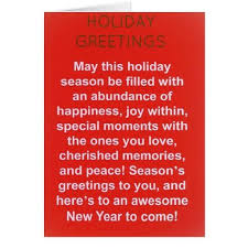 Happy Holidays Greetings Holiday Card Zazzle Com Happy Holidays Greetings Holiday Wishes Messages Holiday Design Card