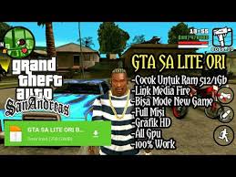 Indonesia version of gta sa lite was modded by ilham52 from the original gta san andreas available on google play store in which he added so many features to the game which features some. Download Gta Sa Lite Ori 200mb Grafik Hd Link Media Fire Youtube