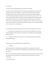 We did not find results for: Contoh Kasus Strategi Promosi Kesehatan