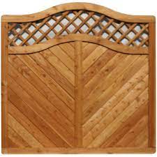 Sichtschutzzäune holz kaufen und bestellen sichtschutzzäune finden sie. Sichtschutzzaun Larche Geolt Massivzaun Hochbogen Mit Gitter Amrum B X H 180 X 180 165 Cm Online Kaufen Holzland