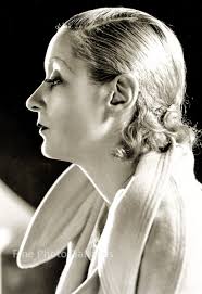 1931 Chris Meeker GRETA GARBO Stand In Movie Actress CLARENCE BULL Tritone  Photo