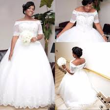 These gowns will look amazing on your curvy figure. African Plus Size White Ivory 2018 Ball Gown Wedding Dresses With Sleeves Boat Neck Beaded Crystals Wedding Dress Wedding Gowns Wedding Dresses With Lace Wedding Dresses With Pockets From Allanhu 144 17 Dhgate Com
