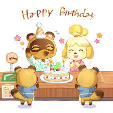 Happy Birthday Animal Crossing New Horizons Animal Crossing Animal Crossing Fan Art Happy Birthday Animals