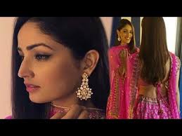 Image result for yami gautam in action jackson blue saree