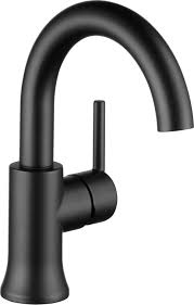 Get it as soon as wed, may 12. Delta 559ha Bl Dst Matte Black Trinsic 1 2 Gpm Single Hole Bathroom Faucet Includes Metal Pop Up Drain Assembly Faucetdirect Com