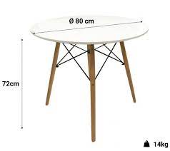 Mechanik ist erneuert, tischplatte wurde neu furniert 80 x 120 cm ausziehbar auf 170 cm, die ausziehplatten sind naturgemäß etwas heller, weil sie ja nicht oft. Runder Tisch Tavi 80 Cm Konstilo