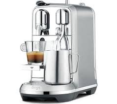 Sage coffee machine nespresso compatible espresso. Nespresso By Sage Creatista Plus Bne800bss Coffee Machine Stainless Steel Fast Delivery Currysie