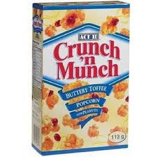 Amazon.Com : Crunch 'N Munch Buttery Toffee Popcorn With Peanuts : Popped  Popcorn : Everything Else