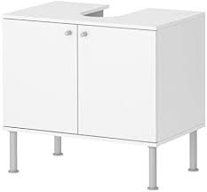 Ikea lillången élément lavabo 1porte2élts fin meuble. Ikea Fullen Meuble Sous Vasque Avec 2 Portes Blanc 60 X 35 X 55 Cm Amazon Fr Cuisine Maison