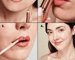 Image of Applying lip liner for fuller lips