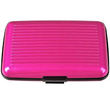 Stay organized with business card holders; Zodaca Pink Business Aluminum Id Credit Card Wallet Case Holder Metal Box Pocket Target
