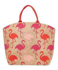 Love This Tan Red Flamingo Tote On Zulily Zulilyfinds Goruntuler Ile