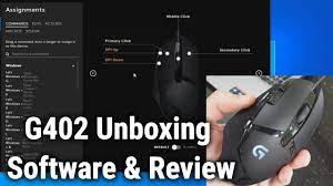 Logitech g402 software and update driver for windows 10, 8, 7 / mac. Logictech G402 Unboxing Software And Quick Review Hyperion Fury Programmable Gaming Mouse Youtube
