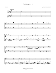 Makingmusicfun.net edition includes unlimited prints. Canon In D Sheet Music Johann Pachelbel Violin Duet