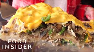 Philly cheesesteak are known as philadelphia cheese steak, philly cheese steak, cheese steak sandwich, cheese steak, or steak and cheese but they all boast the same tantalizing filling of thinly sliced steak and melted cheese served on a hoagie roll. Philly Cheesesteak Pizza Is The Best Cheesy Mash Up Youtube
