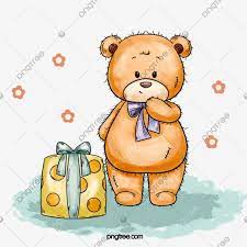 Hand Drawn Cute Birthday Teddy Bear Elements Bear Clipart Teddy Bear Birthday Png Transparent Clipart Image And Psd File For Free Download Teddy Bear Teddy Happy Birthday Teddy Bear