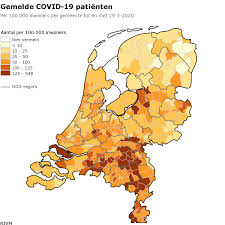 An average of 21,978 cases per day were reported in spain in the last week. Coronavirus Map Netherlands Dutchreview