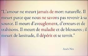 Epingle Par Laetitia Ciszewski Sur Textes L Amour Ne Meurt Jamais Anais Nin Amour