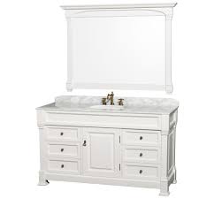 Free shipping on everything* at. Andover 60 Traditional Bathroom Single Vanity Set White Beautiful Bathroom Furniture For Every Home Wyndham Collection