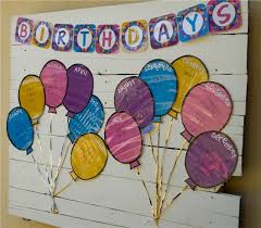 Anniversaire Ballons Et Rubans Cadeau Geburtstagsanzeige Geburtstagskalender Schule Basteln Geburtstagskalender Kindergarten