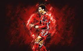 Jamal musiala, 18, from germany bayern munich, since 2020 attacking midfield market value: Download Wallpapers Jamal Musiala Fc Bayern Munich English Football Player Red Stone Background Germany Bundesliga For Desktop Free Pictures For Desktop Free