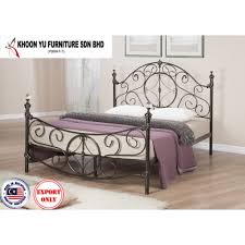The frame has been sturdily constructed making is stable and durable for your mattress. Full Bed Metal Bed Frame Ts 1128 Royale Malaysia Bed Manufacturer Khoon Yu Furniture Sdn Bhd
