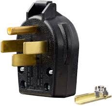 This service is a standard 120240 50 amp 3 pole with 4 prongs used for numerous applications. Nema 14 30p 14 50p 30 50 Amp 125 250 Volt 3 Pole 4 Wire Straight Blade Angle Plug 4 Prong Plug For Ev Chargers Induction Ranges Cooktops Dryers Generators Welders Ul Listed Amazon Com