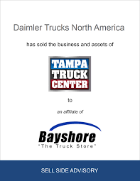 Daimler trucks north america manufactures the best commercial vehicles in the industry. Daimler Trucks North America Has Sold The Business And Assets Of Tampa Truck Center To An Affiliate Of Bayshore Ford Truck Sales Inc Donnelly Penman
