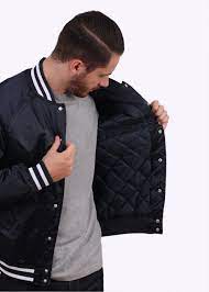 These jackets were first issued to members of the royal marine corps to help them brave the bitter cold that was a constant threat at such high altitudes. Navy Blue And White Champion Jacket Shop Clothing Shoes Online