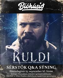 Sérstök Q&A sýning á föstudaginn kl. 20:00!🙋‍♀️🙋‍♂️ @lingur leikstjóri &  handritshöfundur @kuldi_kvikmynd, @elinsifhall og @mikaelkaaber mæta og  svara spurningum úr sal að sýningu lokinni.💥 Miðasala á www.biohusid.is🎟️