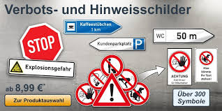 Verbotsschilder für den privaten oder geschäftlichen bereich. Hinweis Und Verbotsschilder Gestalten Und Drucken