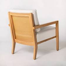 agoura hills cane back accent chair threshold designed with studio mcgee in 2021 wooden accent chair accent chairs boho accent chair