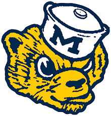 密歇根大学狼獾队（Michigan Wolverines）队徽- 云瑞Logo资源库