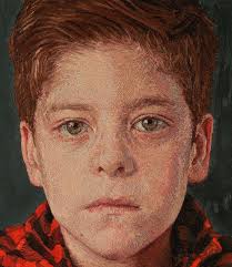 This is the work of embroidery artist Cayce Zavaglia. Cayce started out as  a painter, but she switched to embroidery nearly 20 years ago. All Cayce's  work is hand embroidered using cotton