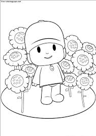 48 pocoyo pictures to print and color. Pocoyo Farbung Bild Kids Coloring Print